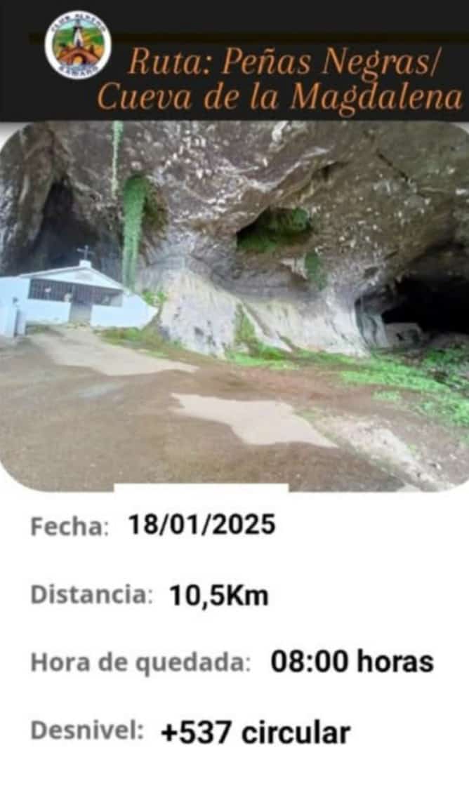 Ruta de Senderismo Club Alpino Sámano: Peñas Negras.Sábado 18 Enero 2025
