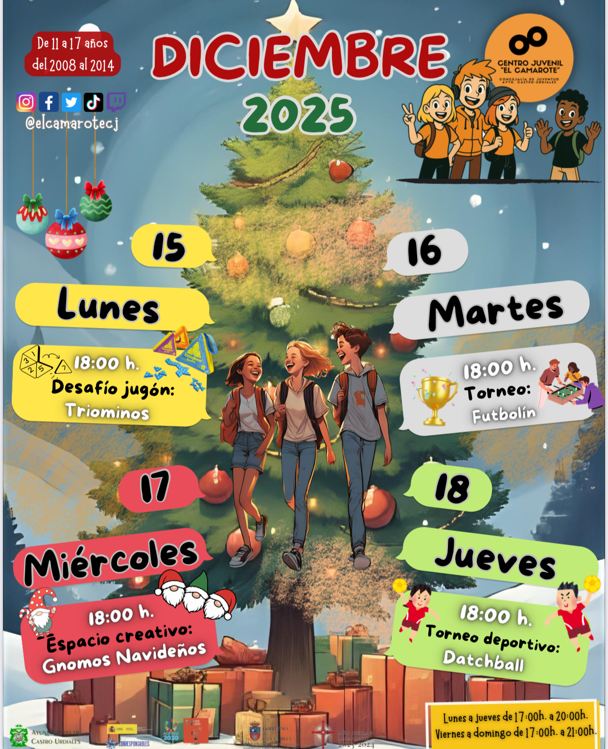 Actividades en el Centro Juvenil "El Camarote" 