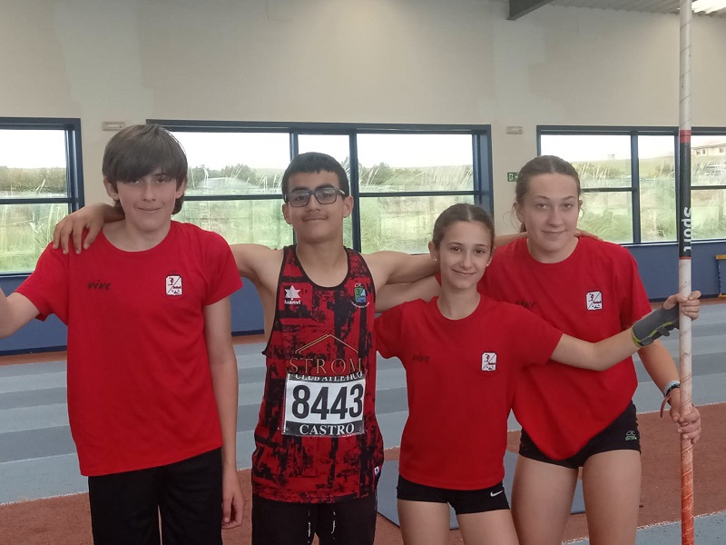 Lluvia de medallas y finalistas para el Atlético Castro en el puente de mayo