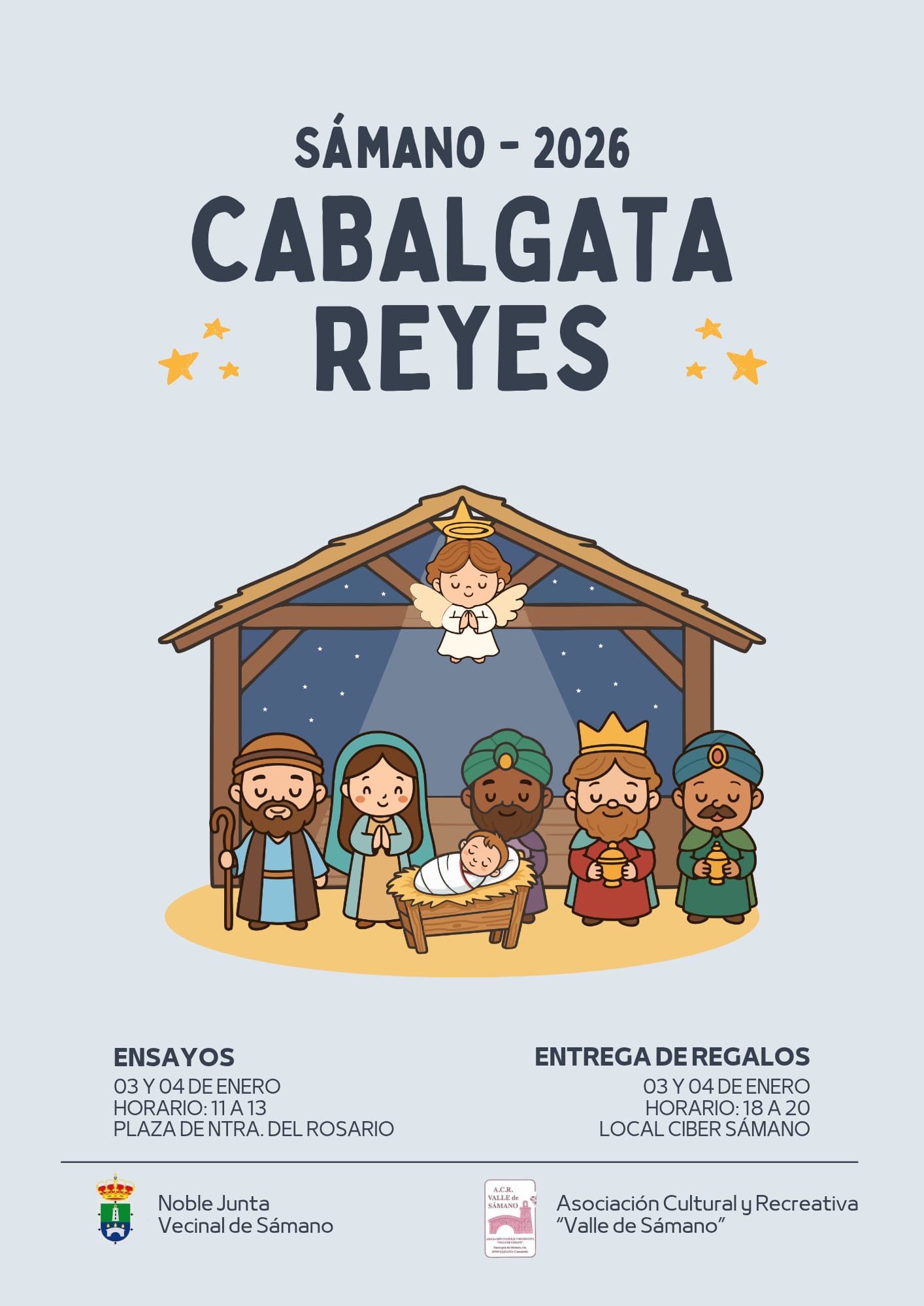 Ensayos Cabalgata  de  Los Reyes Magos 2026