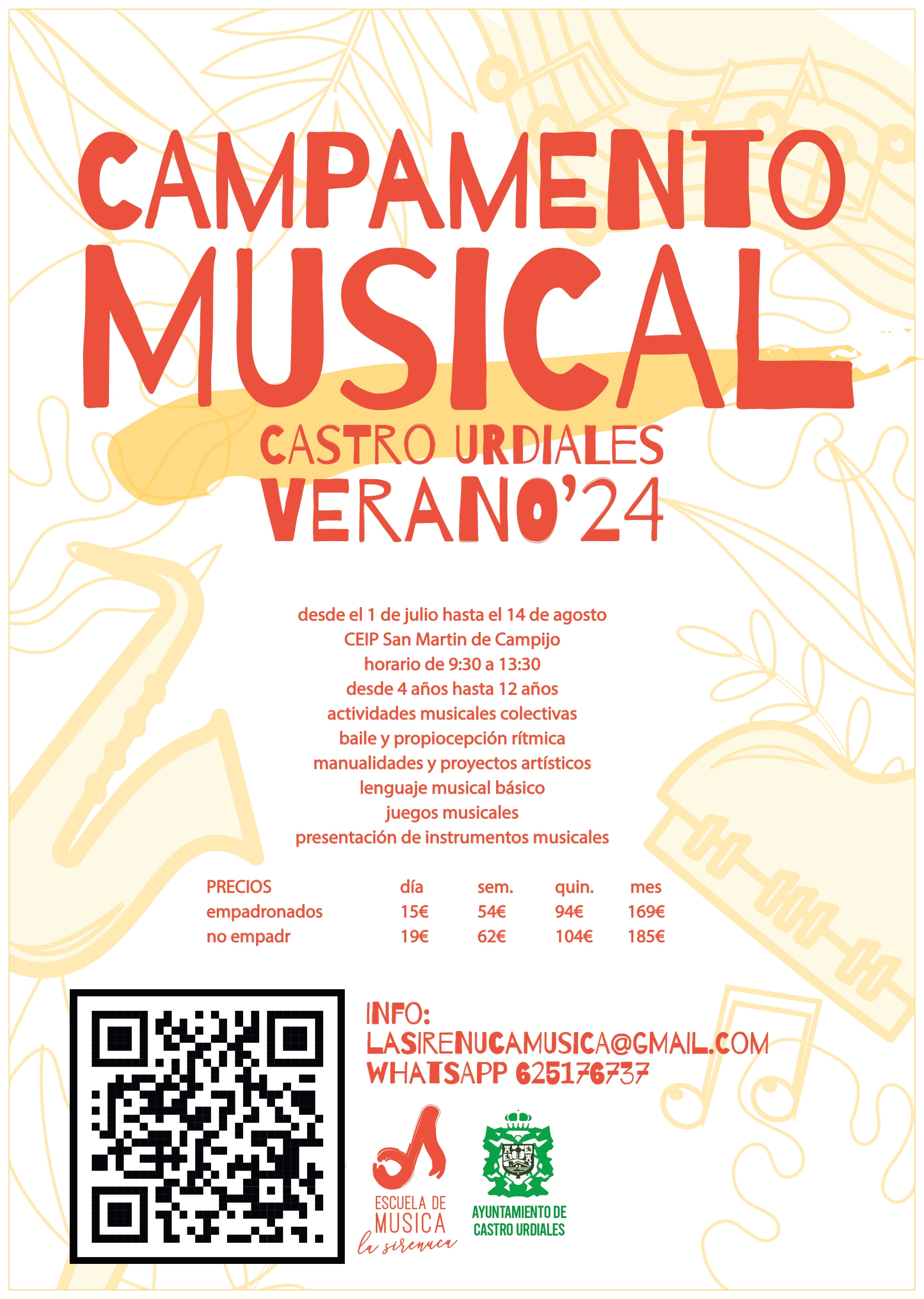 Campamento musical verano 2024