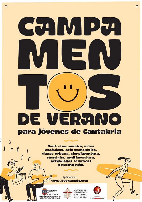 Campamentos de verano DG Juventud Cantabria 2024