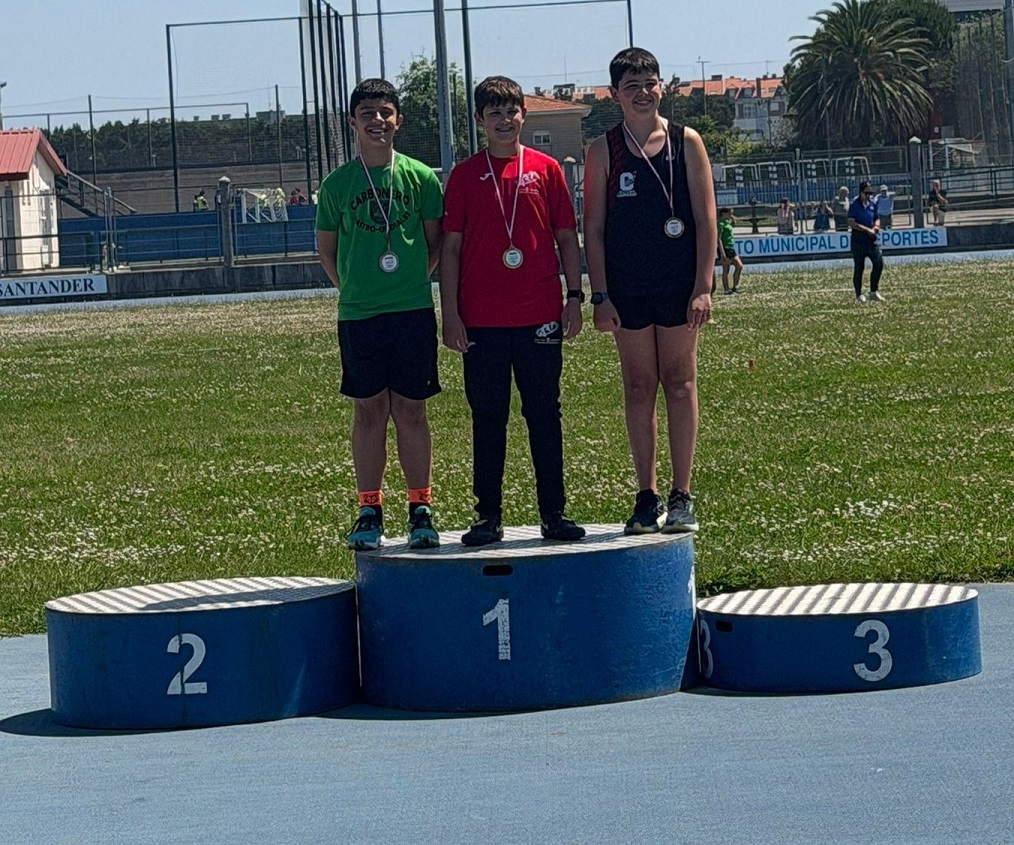 Grandes resultados del Carbonero Castro en los Campeonatos de Cantabria de categorías menores