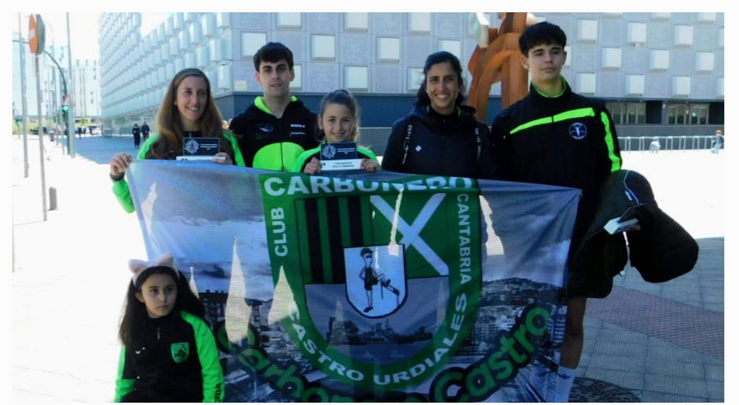 El club Carbonero Castro ha participado este fin de semana en diferentes pruebas en Cantabria, País Vasco y Navarra