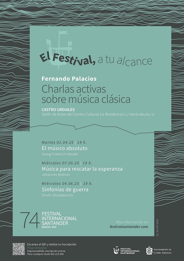 Charla " Johannes Brahms" Música para rescatar la esperanza