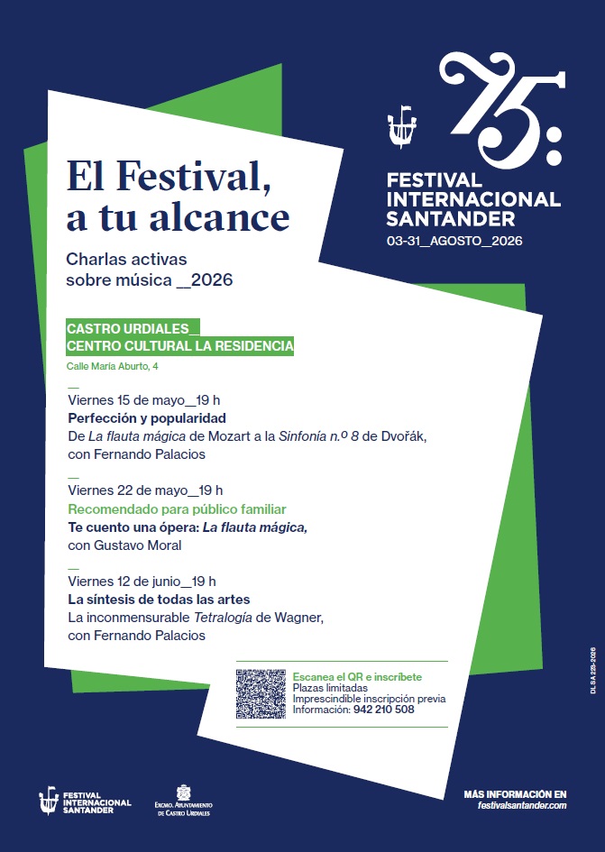 Charla "La síntesis de todas las artes La inconmesurable Tetralogía de Wagner", con Fernando Palacios.