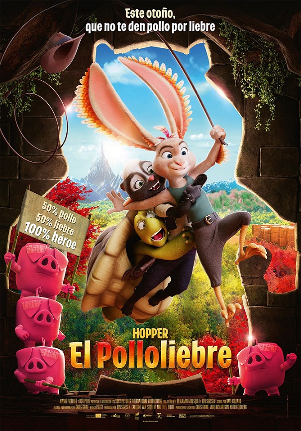 Cine de  Verano 2025 - "HOPPER El Polloliebre"