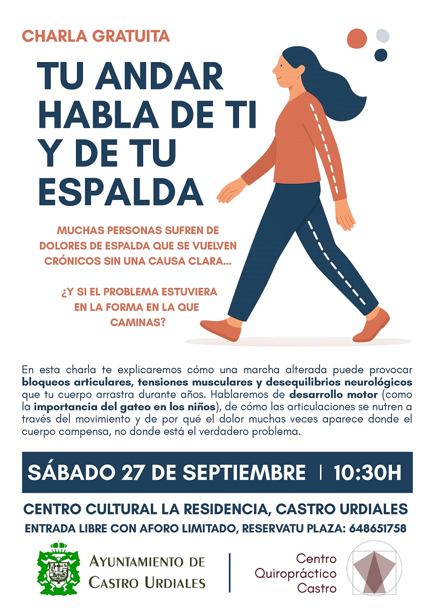 Conferencia "Tu andar habla de ti y de tu espalda"
