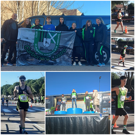 Crónica del Campeonato de España de marcha master de 10km y trofeo Buenavista en Getafe del Club Carbonero Castro 