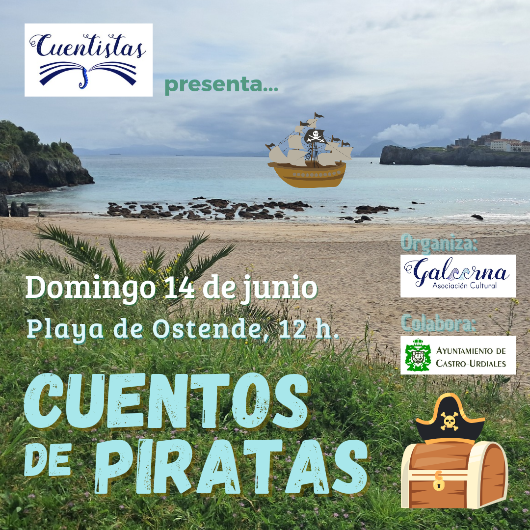 Cuentos de piratas en playa de Ostende