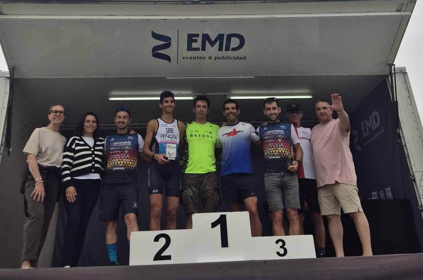 Currículum deportivo de Javier Alonso Romayor, del Club Triatlon Triflavi, durante el año 2025