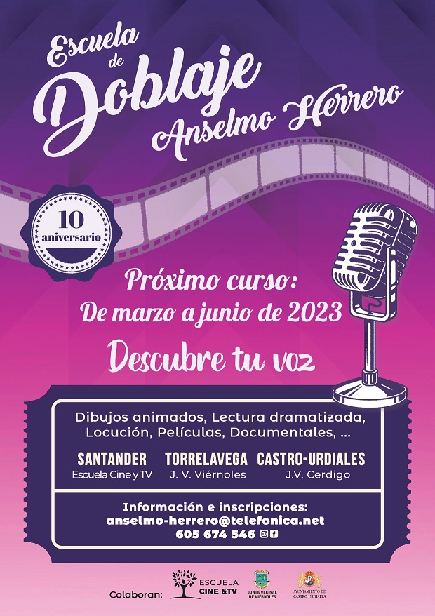 Curso de Doblaje Marzo-Junio 2023