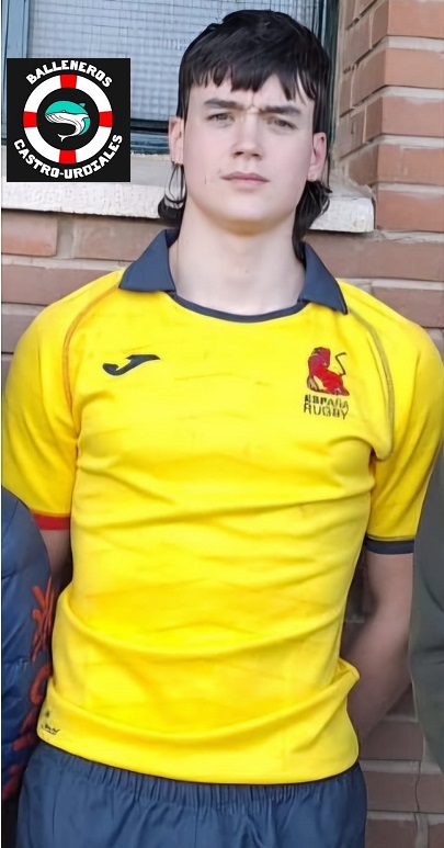 Debut internacional de Bruno González Morcillo (Club de Rugby Balleneros)