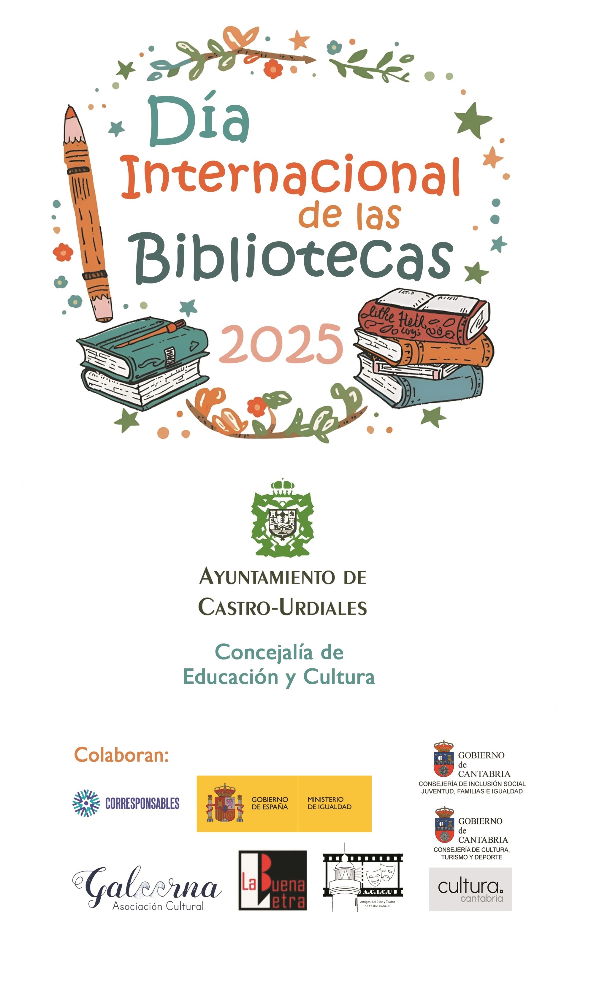 Día Internacional de las Biblioteca 2025 y Semana no lectiva