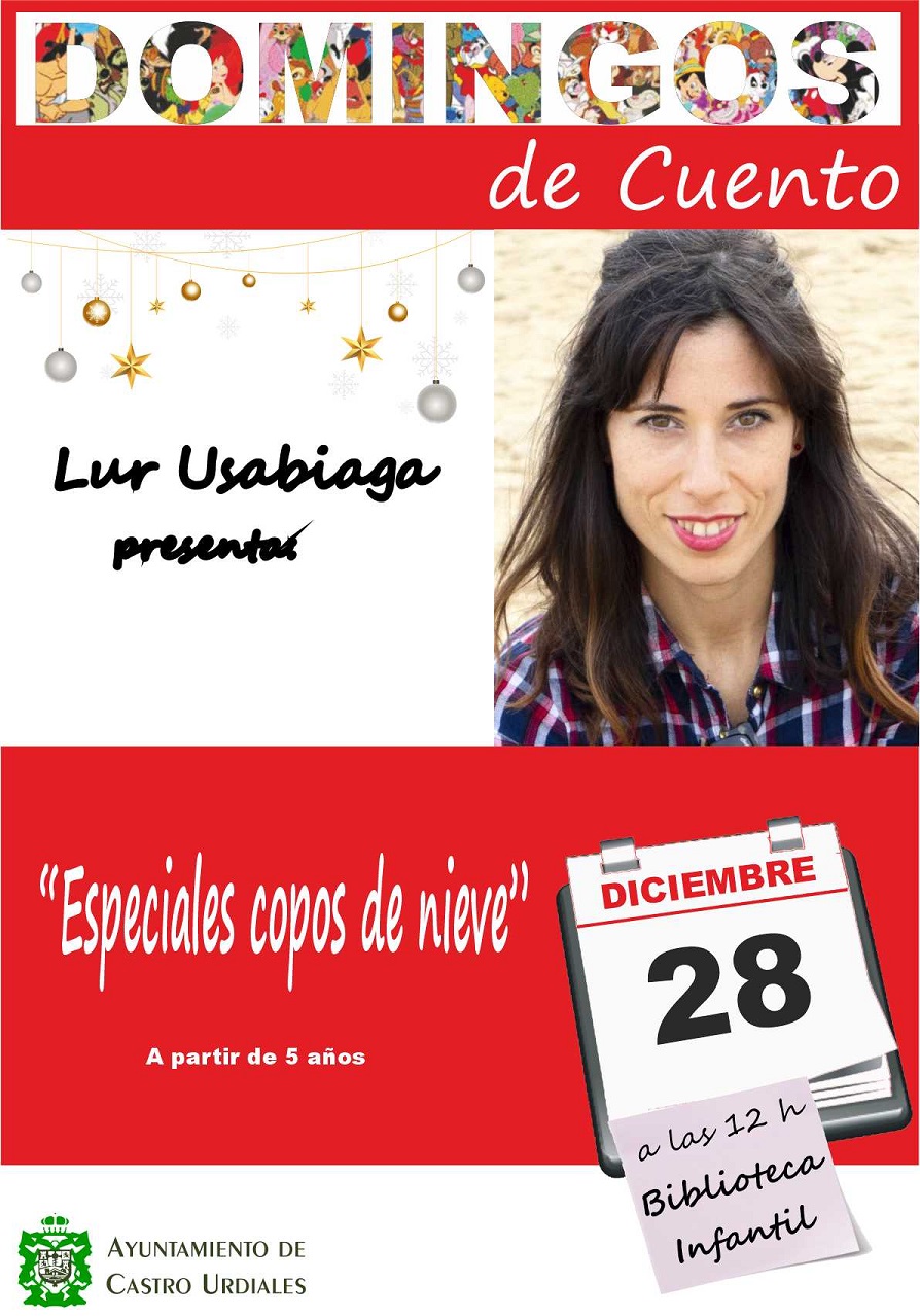 Domingos cuento con "Especiales copos de nieves" con Lur Usabiaga