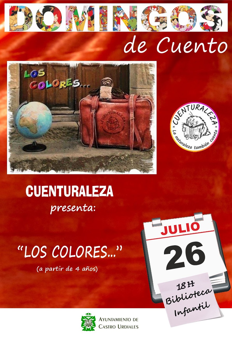 Domingos de cuento con "Los Colores...."  con Cuenturaleza