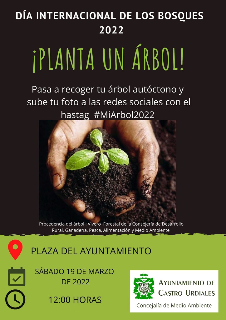 El Ayuntamiento de Castro-Urdiales dona árboles a los vecinos con motivo de la celebración del Día Internacional de los Bosques 2022
