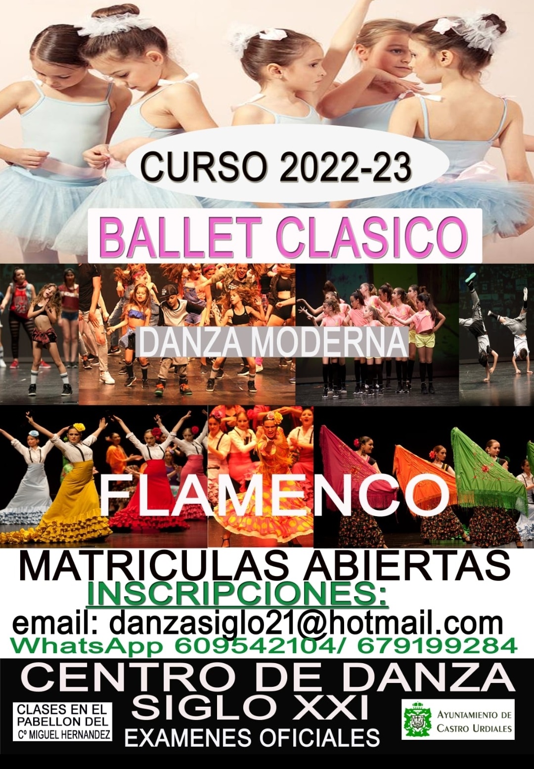 Escuela de Danza Municipal La Correría y Centro de Grado Elemental Siglo XXI - Curso 2022/2023
