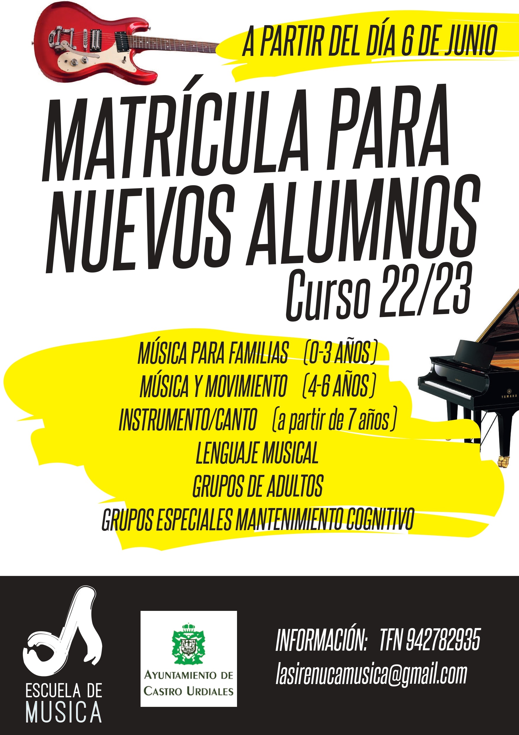 Escuela de Música "La Sirenuca" - Curso 2022/2023