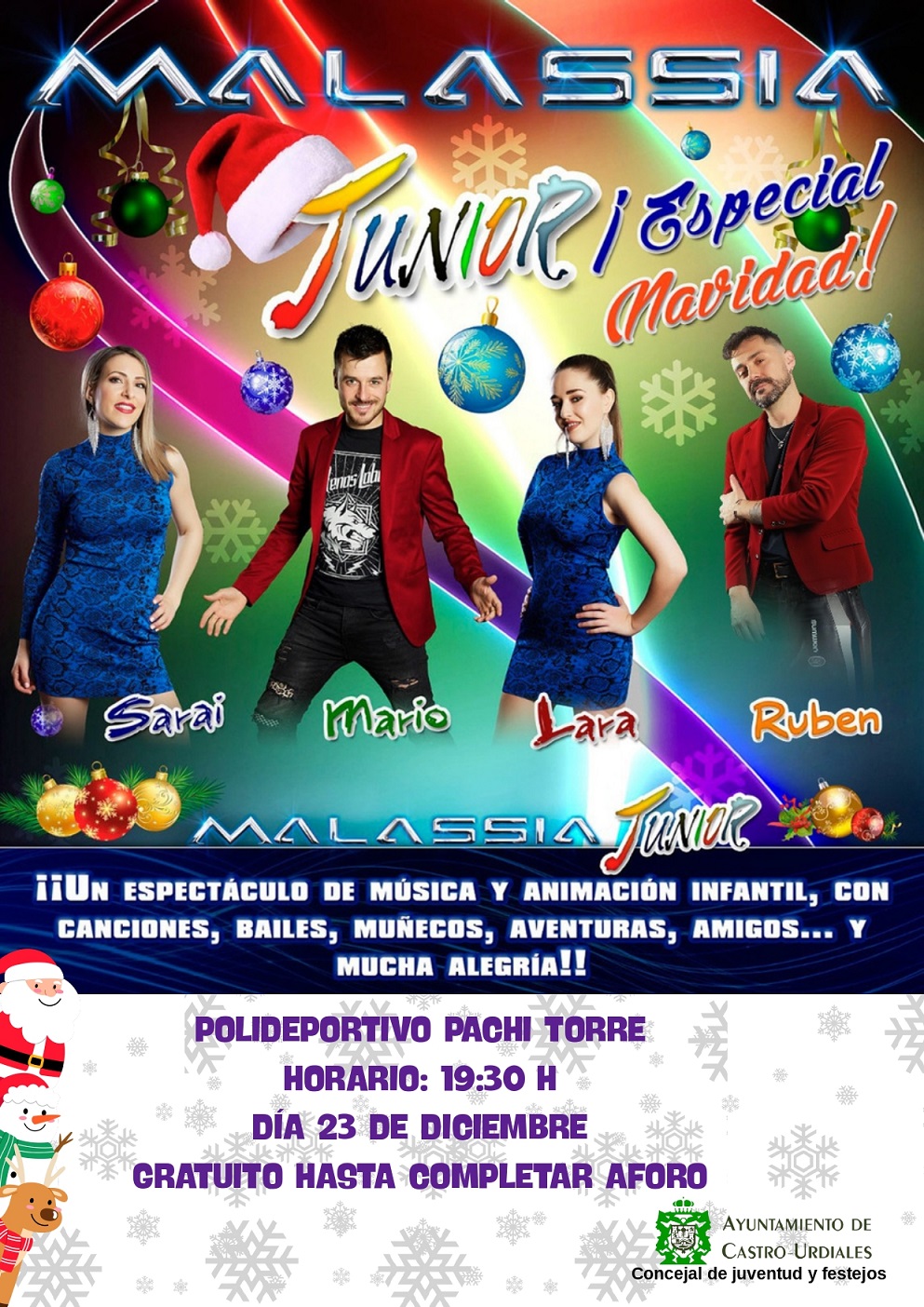 Espectáculo Malassia Junior   "Especial Navidad"