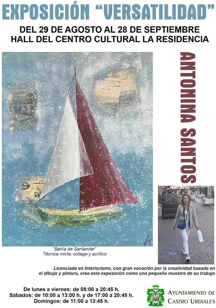 Exposición "Versatilidad" de Antonina Santos