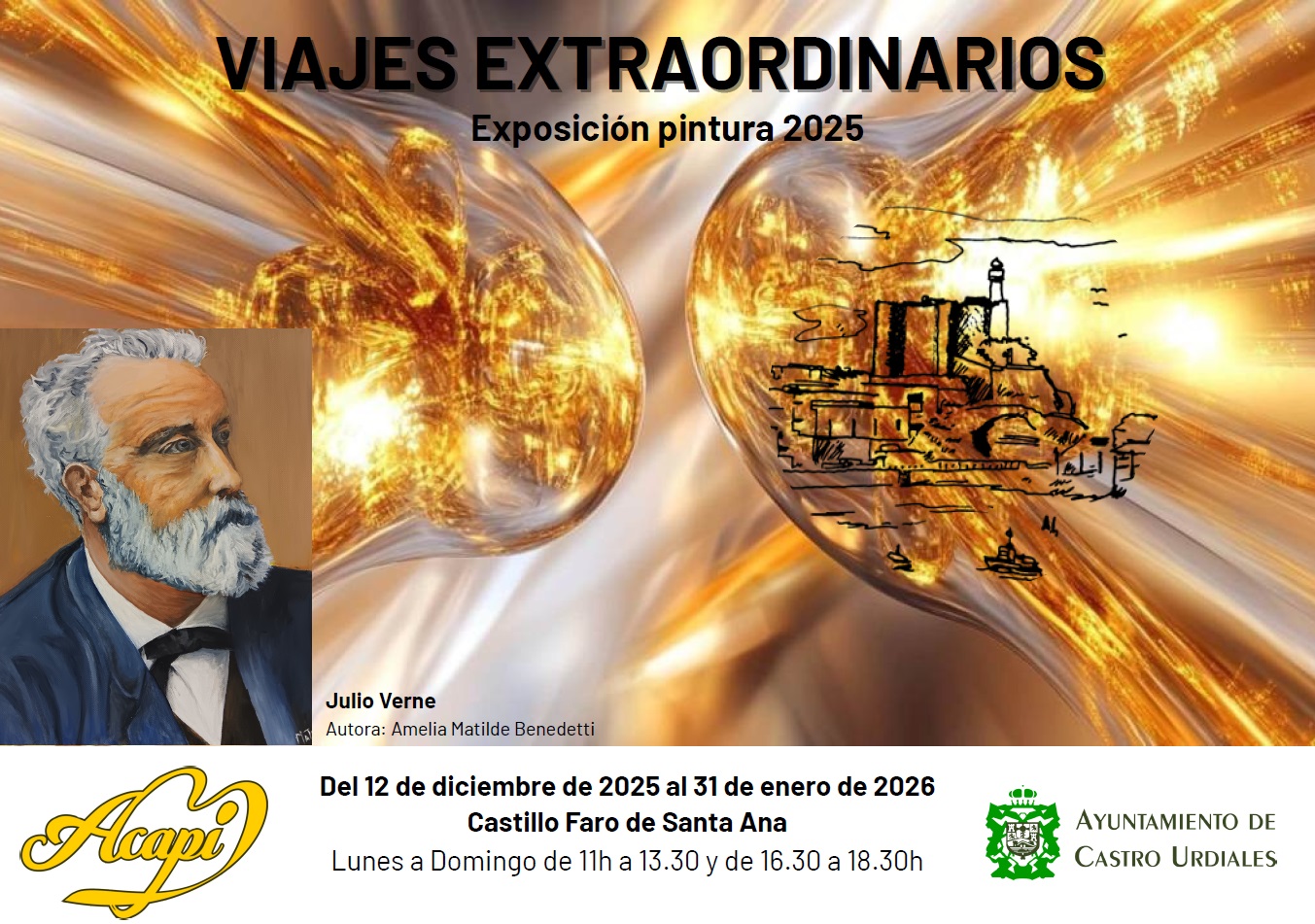 Exposición "Viajes extraordinarios" sobre Julio Verne