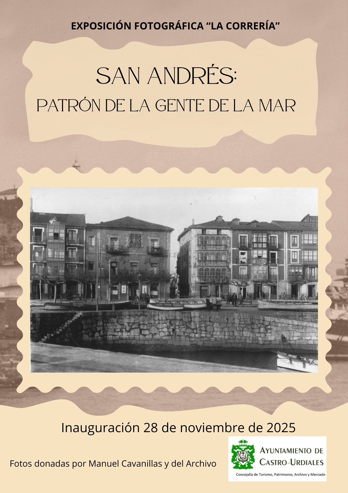 Exposición Fotográfica en la La Correría: "San Andrés " Patrón de la Gente de la Mar.