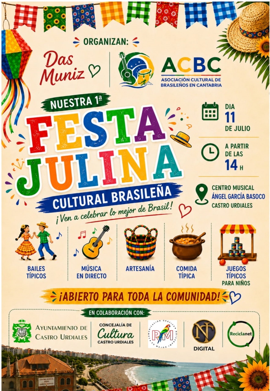 1ª Fiesta Julina.  ¡Descubre y disfruta Brasil por una tarde!
