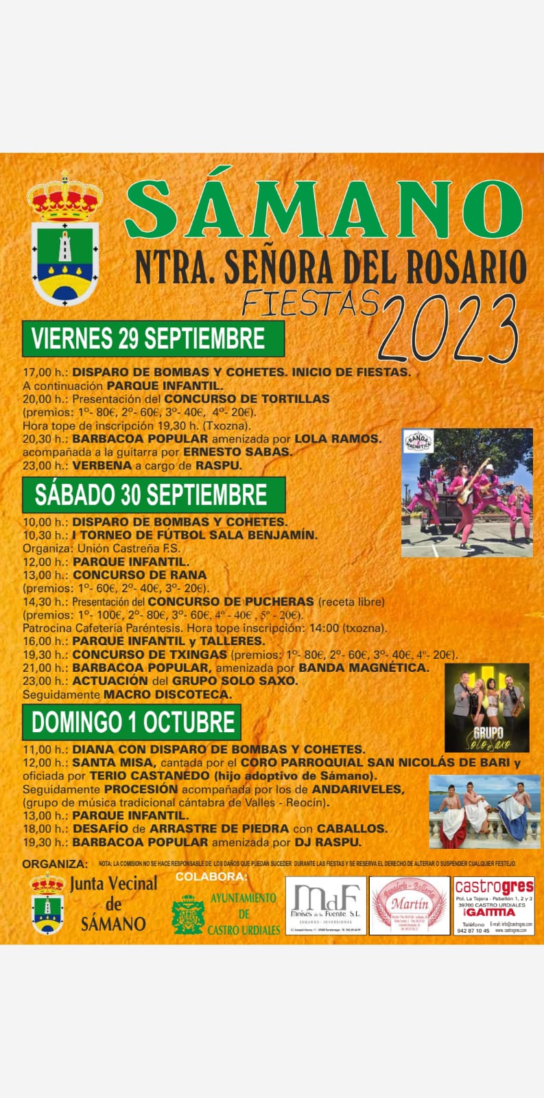 Fiestas Ntra Señora del Rosario 2023