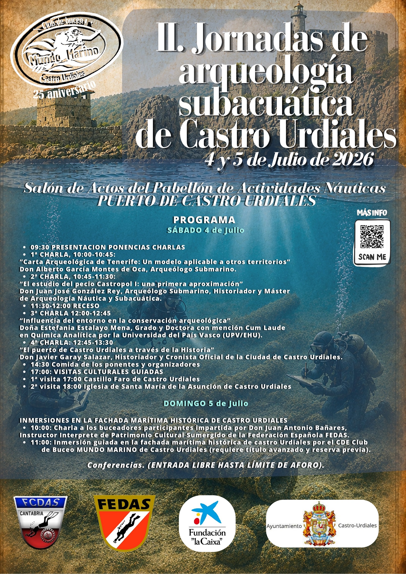 II Jornadas de Arqueología subacuática de Castro-Urdiales