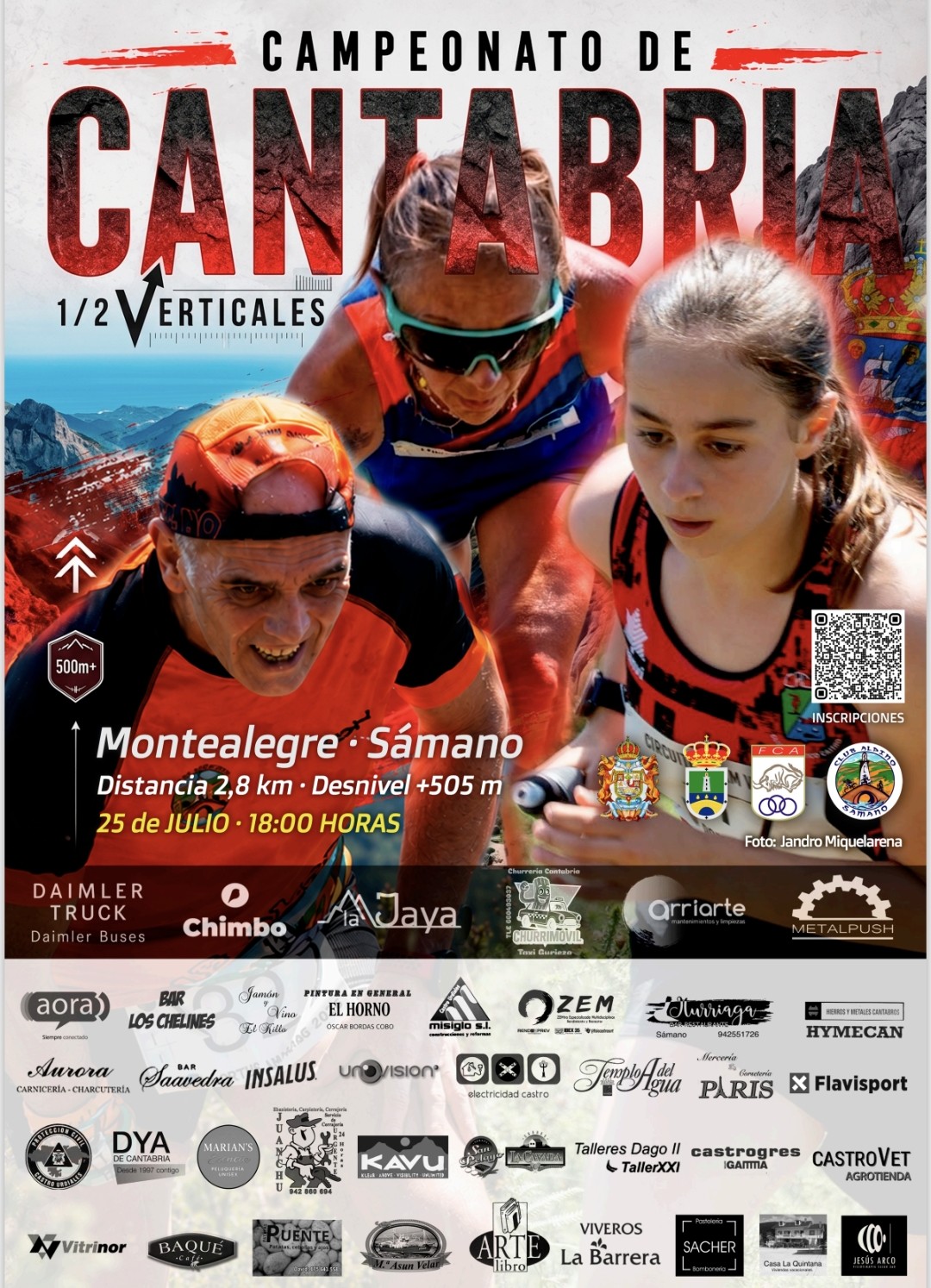 III Circuito Portus Amanus 1/2  Km Vertical El Carmen 2026.Campeonato De Cantabria