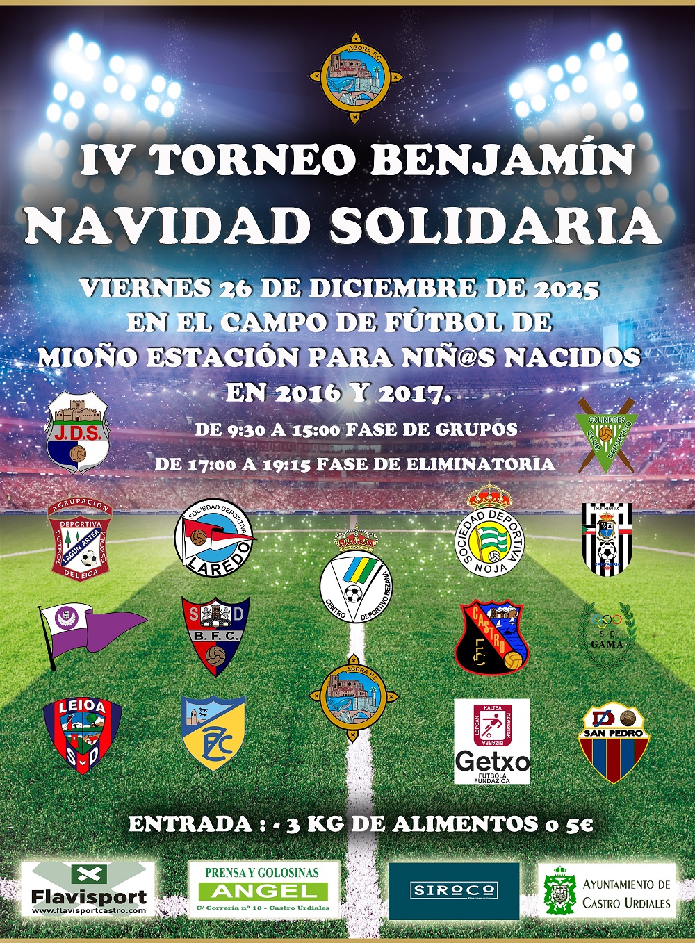 IV Torneo  Benjamín "NAVIDAD SOLIDARIA"