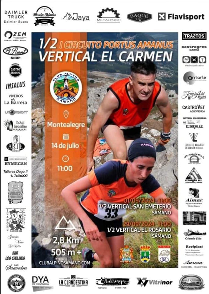 I Circuito Portus Amanus 1/2 Vertical El Carmen 2024
