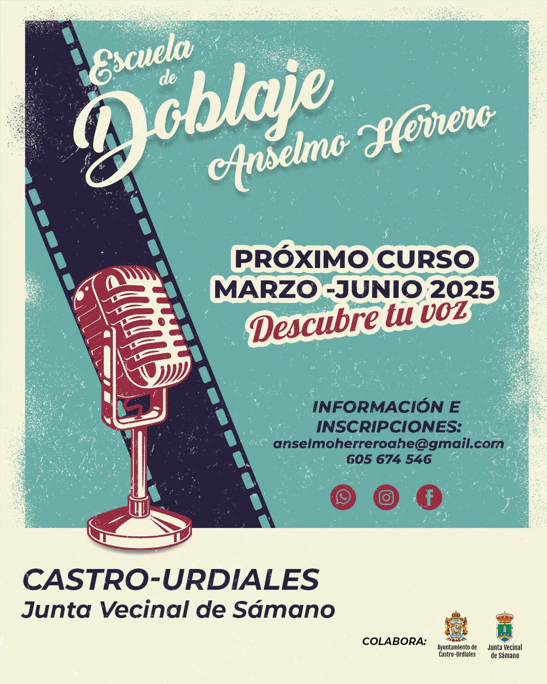 Escuela de Doblaje Anselmo Herrero.Próximo Curso Marzo-Junio