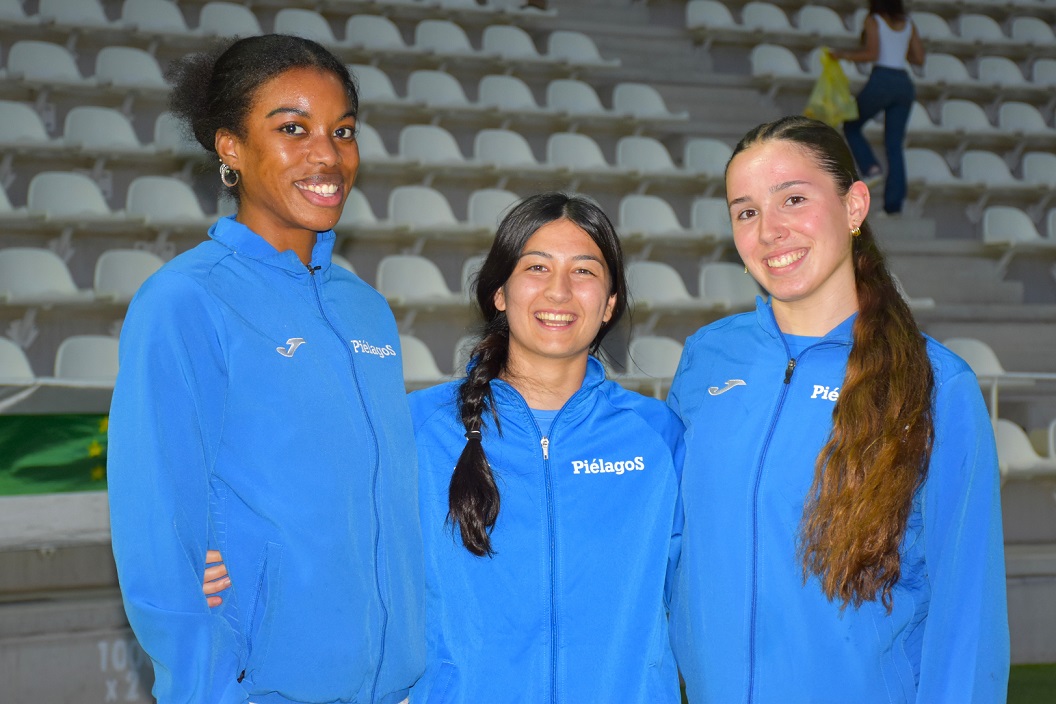 Jenny Osasere Eghosa, Naia Ruiz y Sofía de la Granja en el Campeonato de España de Clubes de División de Honor