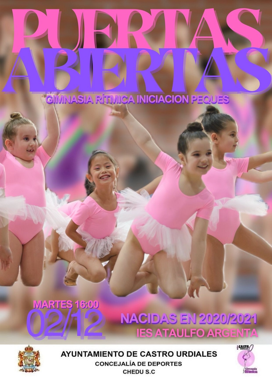 Jornada de Puertas Abiertas "Gimnasia Rítmica"  <br> Iniciación Peques</br>