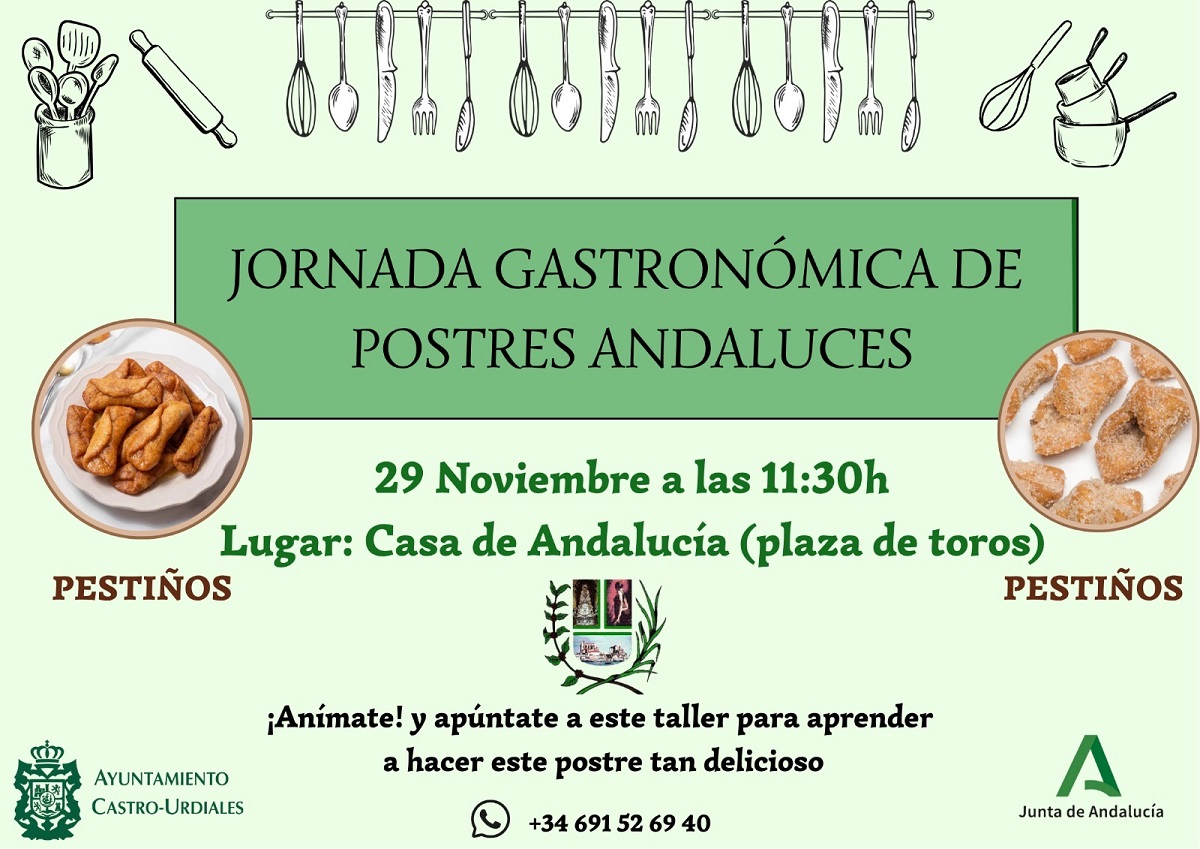 Jornadas gastronómica de postres andaluces