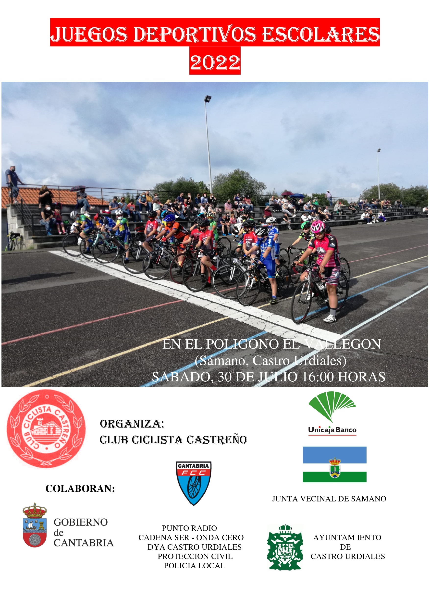Juegos Deportivos Escolares 2022 -  Ciclismo