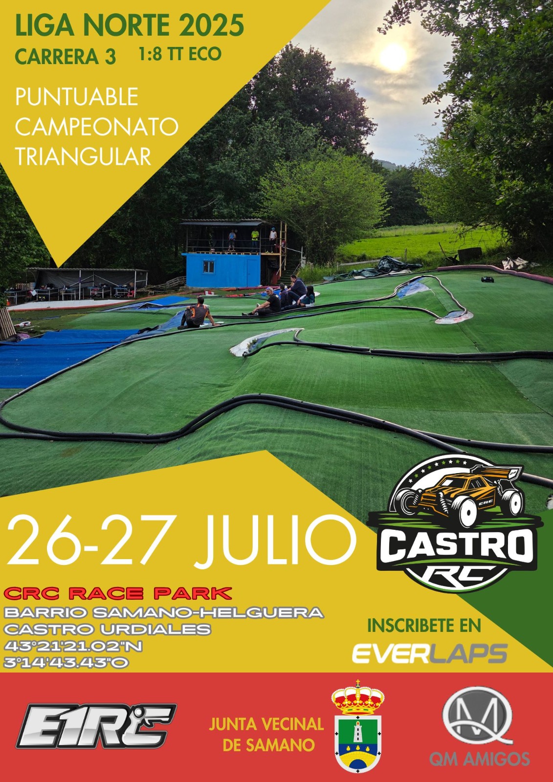 Liga Norte 2025.3ª Carrera. Helguera 26 y 27 de Julio