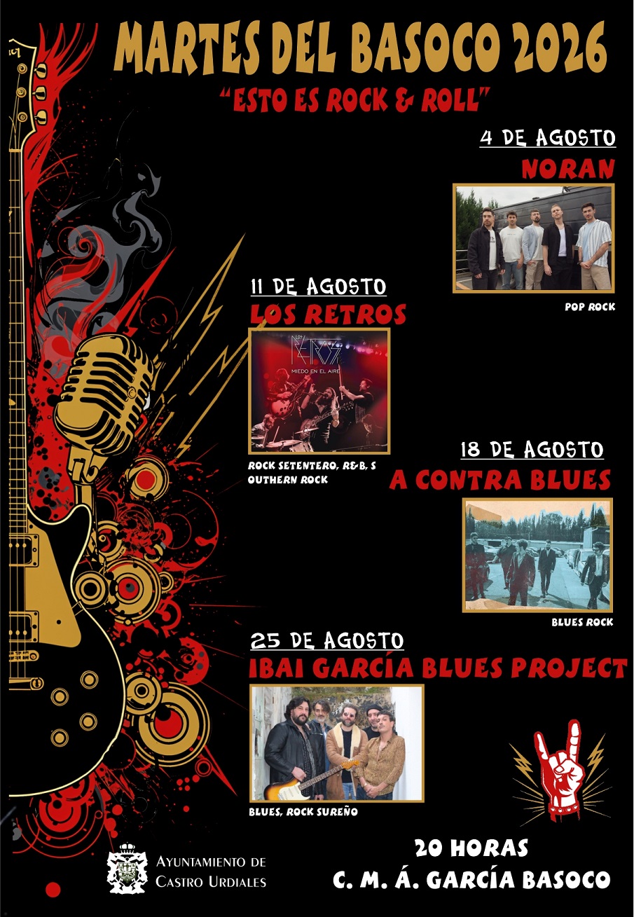 Los Martes del Basoco  2026, con "Ibai García Blues Project"