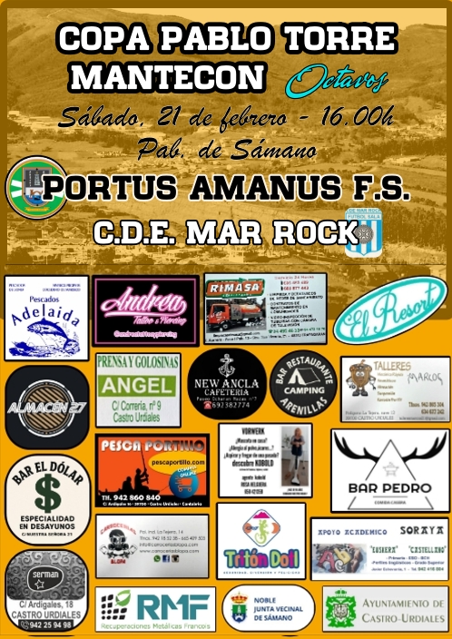 Partido Portus Amanus-CDE Mar Rock.Sábado 21 Febrero 