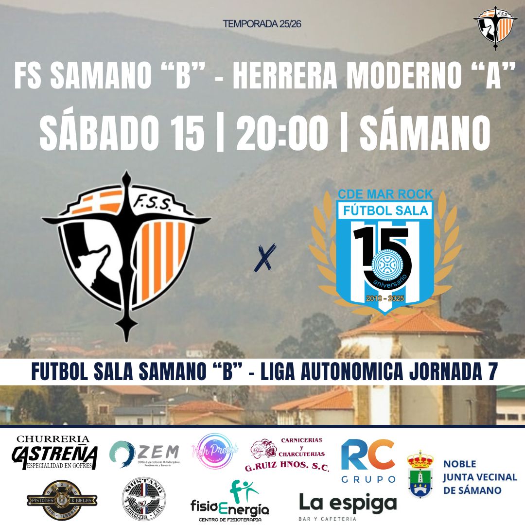 Partidos FS Sámano 15 Noviembre 2025