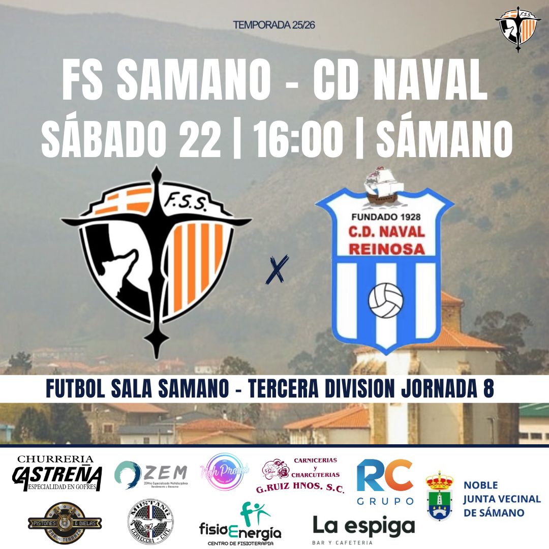 Partido FS Sámano-CD Naval. 22  Noviembre 2025