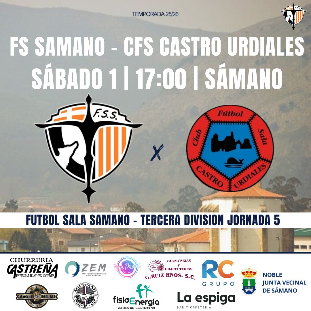 Partidos FS Sámano 1 Noviembre 2025