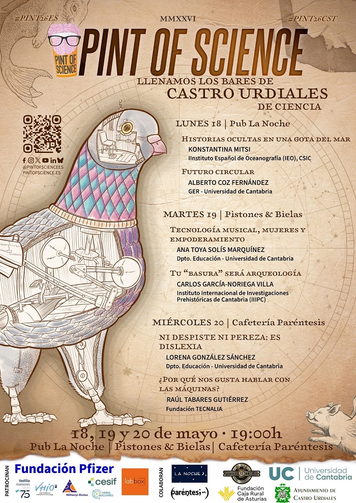 Pint of Science Castro-Urdiales 2026 "La tecnología de ayer y la arqueología del mañana"