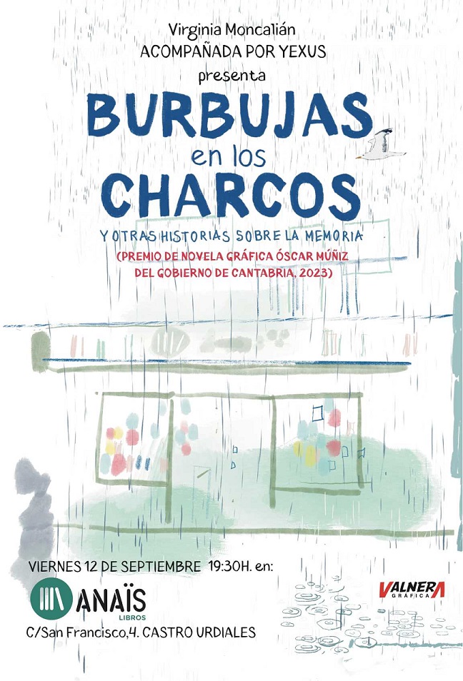 Presentación de Libro "Burbujas en los charcos" de Virginia Moncalián