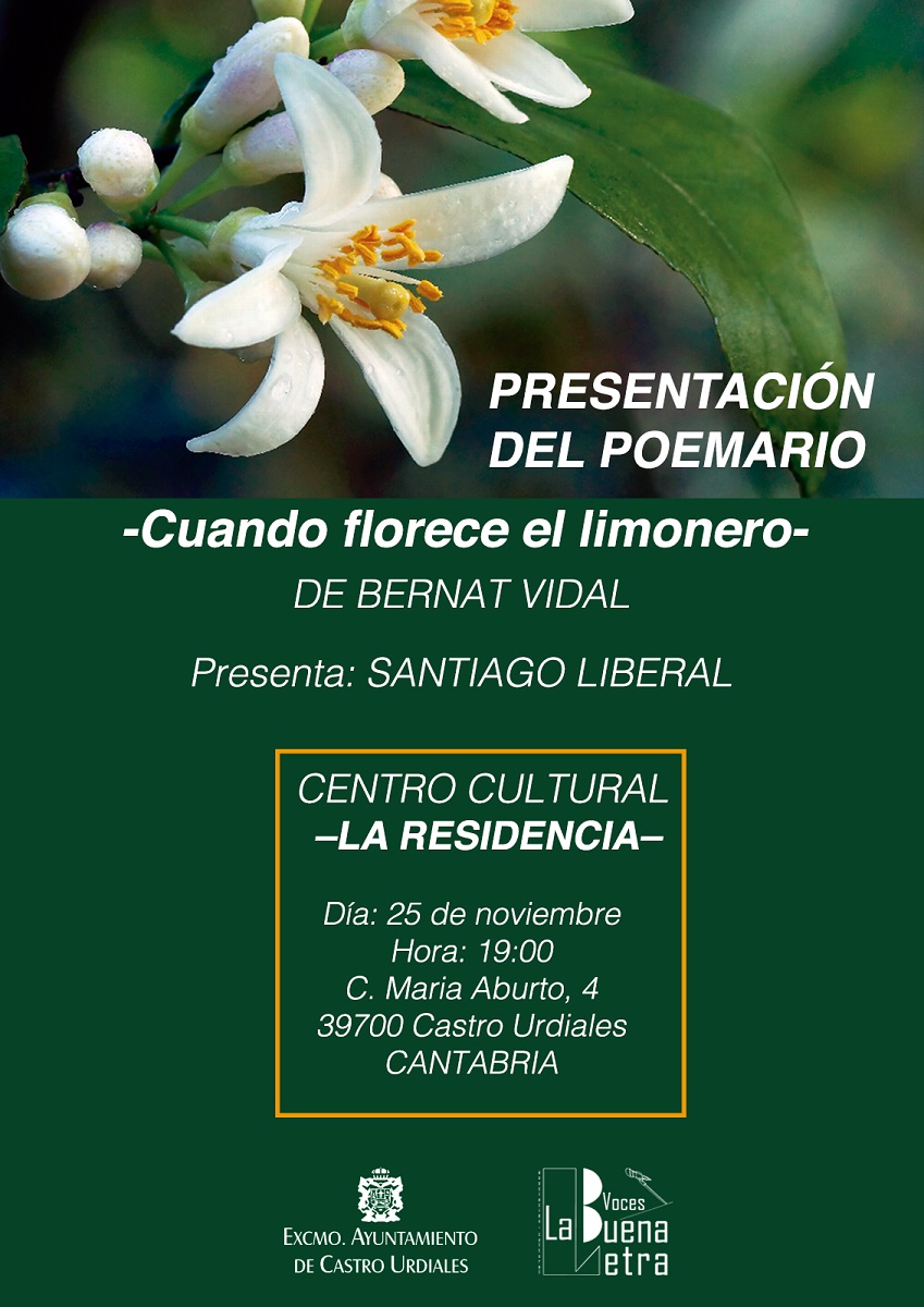 Presentación del Poemario "Cuando florece el limonero"