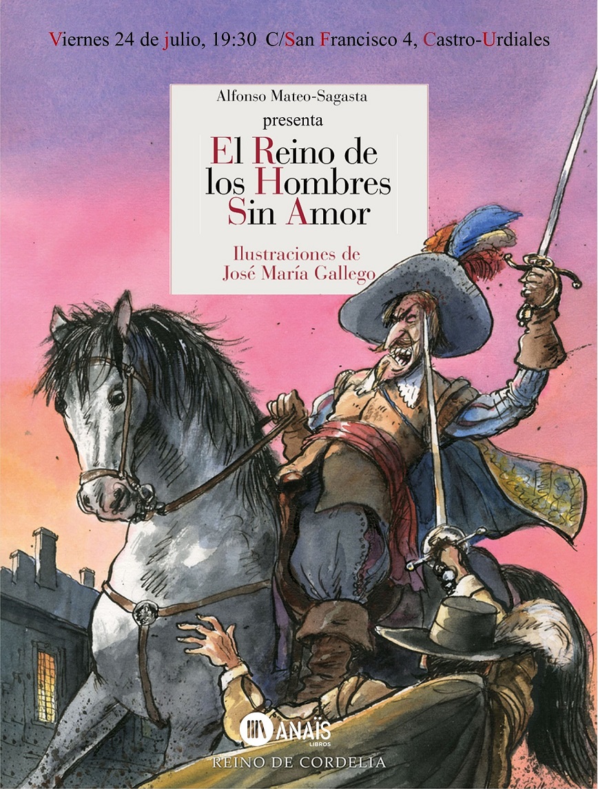 Presentación de libro " El Reino de los Hombres sin Amor" de Alfonso Mateo-Sagasta
