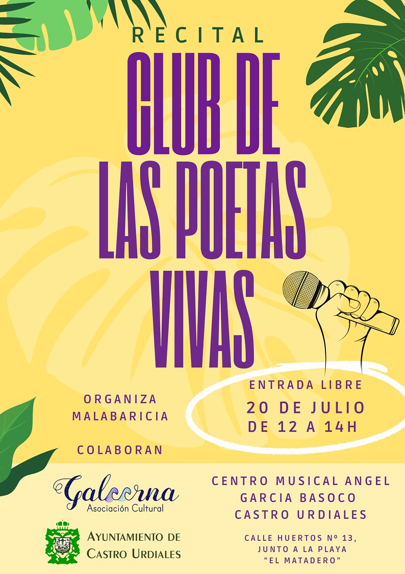 Recital "Club de Las Poetas Vivas"