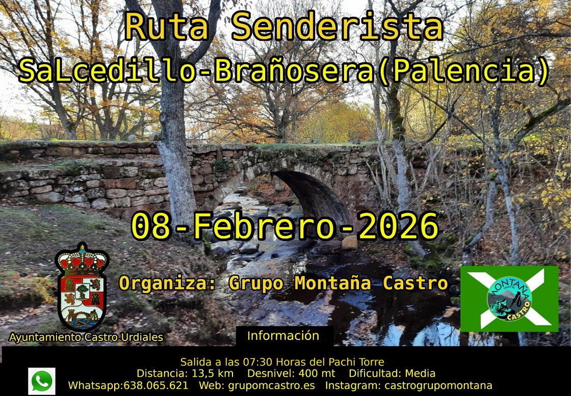 Ruta Salcedillo-Brañosera -  Grupo de Montaña Castro